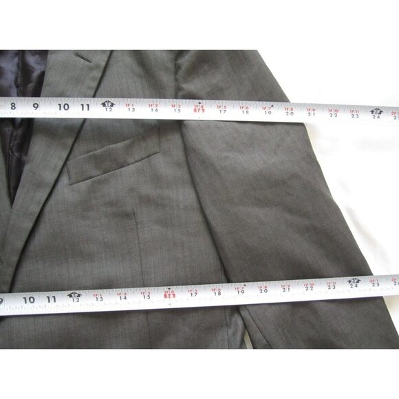 Men's Brooks Brothers Saxxon 1818 Wool 2 Button Suit Jacket Sz 43L x 37W (MJ32) - Picture 10 of 14